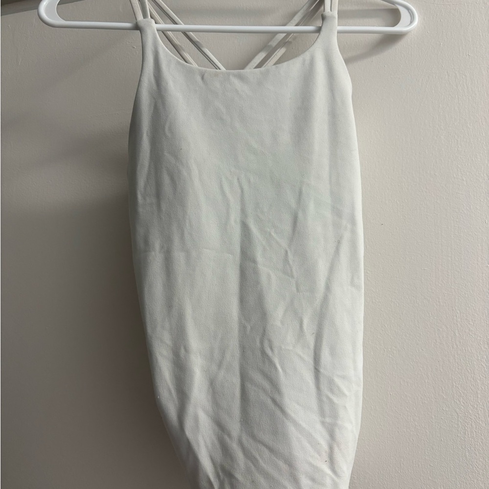 White Sleeveless Athleta girl